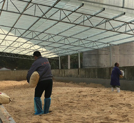 江西省德兴市的第一个生物降解堆示范点正式运营